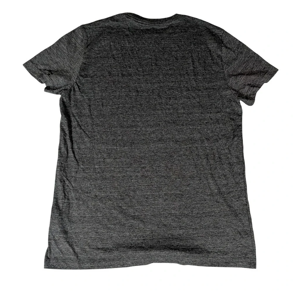The North Face Mens Gray Heather Graphic Logo Short Sleeve T-Shirt 6532